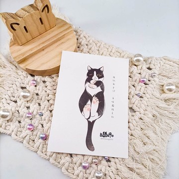 ME182-A45_我紙在乎你百喵圖鑑系列明信片_postcard