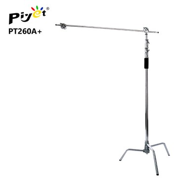 PIYET 不鏽鋼魔術腿燈架CSTAND(PT260A+)素描寫生燈電影C型直播拍片錄影不銹鋼影視魔術腿燈架旗板架懸臂背景架