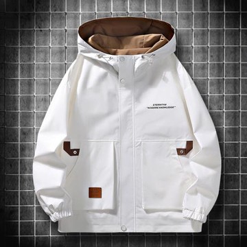 外套男春秋季韓版潮流工裝夾克雅痞帥氣休閑百搭外衣潮牌沖鋒風衣