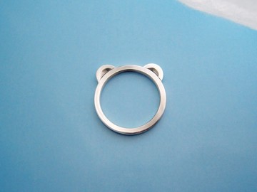 S Lee-925銀 手作 平安系列-平安熊戒/墜子