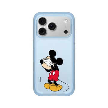 iPhone 18 Pro SolidX 晴空藍 - 迪士尼-米奇 Mickey - 遮眼米奇