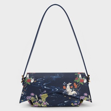 前兔似錦肩背包