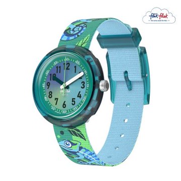 FlikFlak 兒童手錶 CAMO FRIENDS 兒童禮物/安全防水/瑞士製造 FPNP161 (31.85mm)