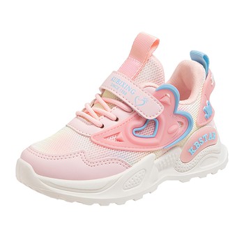 兒童樹 女童愛心可愛運動鞋 XZ-498  185  粉色