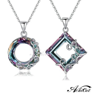 項鍊．無比契合．採用施華洛世奇水晶元素．單個．生日禮物．C206