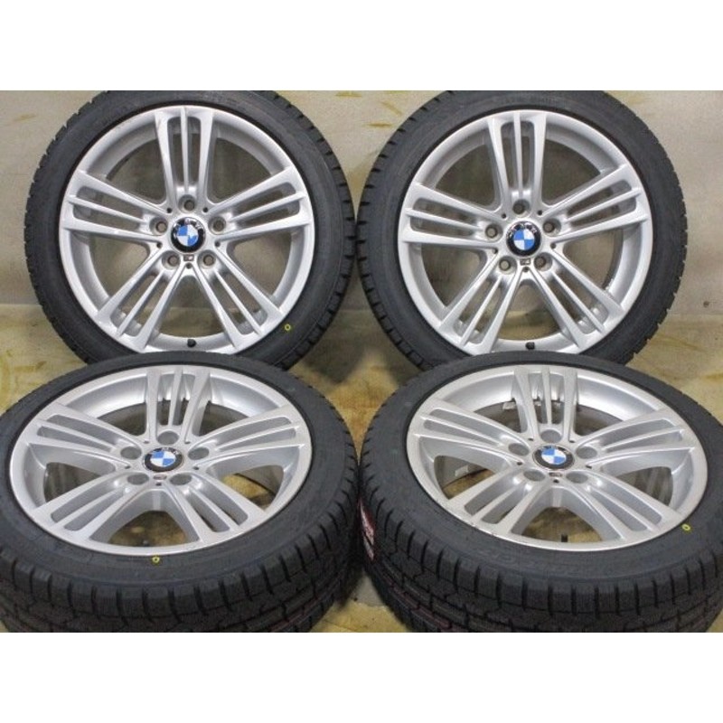 中古ホイールタイヤ 4本 225/45R18 BMW X3 純正 スタッドレス タイヤ ...