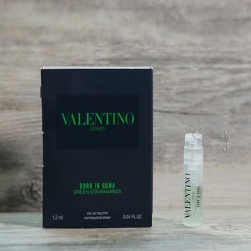 Valentino 范倫鐵諾 UOMO 訂製羅馬 Green Stravaganza 男性淡香水 1.2mL 全新 現貨