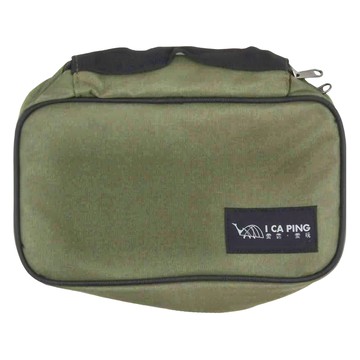 I CA PING 愛露愛玩 餐具包  綠色  1個  1
