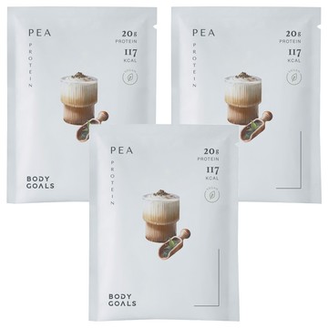 BODY GOALS 多效豌豆蛋白飲 觀音拿鐵  31g  3個