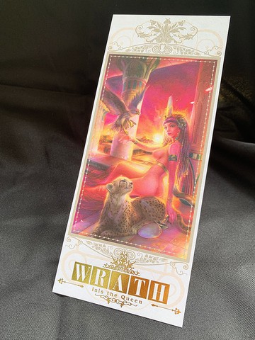 限量燙金明信片 七宗罪-憤怒女王愛西絲 聖誕禮物 交換禮物