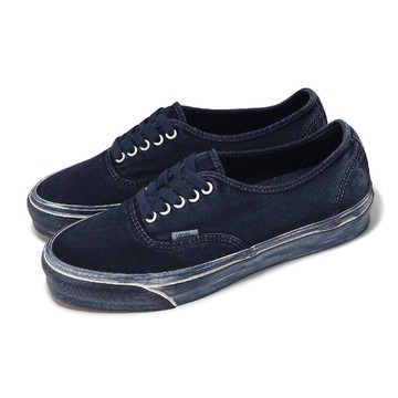 Vans 範斯 休閒鞋 Authentic Reissue 44 男鞋 女鞋 藍 水洗 帆布 華夫格 情侶鞋 VN000CQALKZ