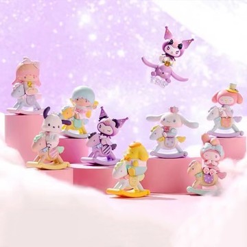 <蛋黃限定>📲新貨到📲名創優品 三麗鷗 童心木馬 正版盒玩 挑款 酷洛米 美樂蒂 布丁狗 雙子星 大耳狗  全新現貨^^