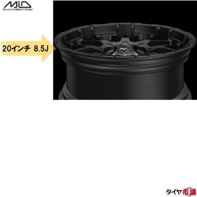 ホイール4本セット M.I.D マルカ NITRO POWER ナイトロパワー M28 