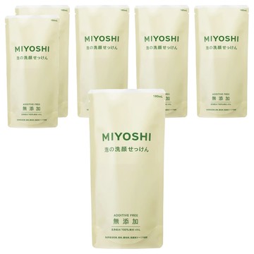 MIYOSHI 無添加 泡沫洗面乳補充包  180ml  6包