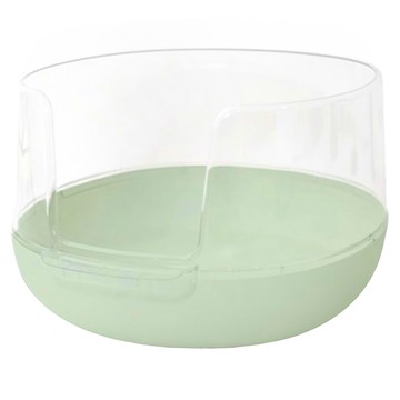 nyangssaem 透明貓砂盆  1個  大型  綠色