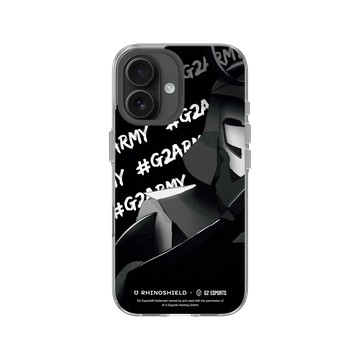 iPhone 16 Clear Case（相機按鈕） 透明 - G2 Esports - #G2ARMY - 武士