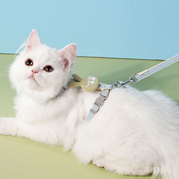 ✨可開發票#貓咪牽引繩背心式胸背帶外齣貓咪專用工字防掙脫溜貓繩子栓貓鏈子#免運
