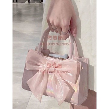 斜挎包手提包女甜心少女系列甜美蝴蝶結潮流通勤女包包夏季【聚寶屋】