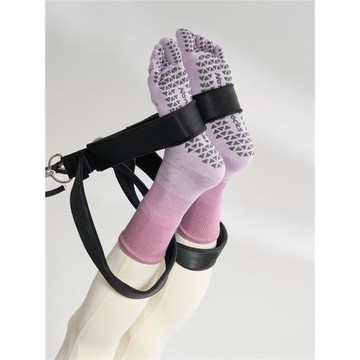 瑜伽襪子防滑專業女普拉提室內運動健身五指鞋夏季中筒分趾地板襪