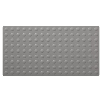小麥購物 TPE橡膠吸盤式防滑地墊 L1411  1個  70 x 40cm  灰色