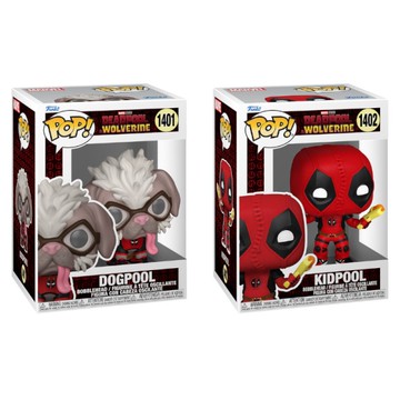 *【FUNKO】漫威Marvel 死侍與金鋼狼 公仔-死侍狗/死侍小子 -2024-07-24上市