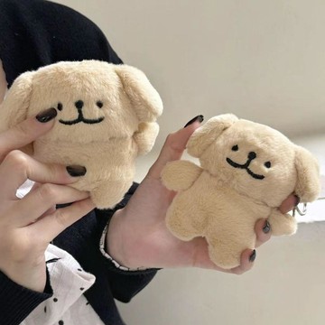 🍀臺灣出貨🍀高顏值毛絨小狗狗適用於蘋果AirPods4代無線藍牙耳機保護套pro3代