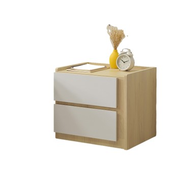 直人木業-北歐風白楓木簡約床頭櫃49公分