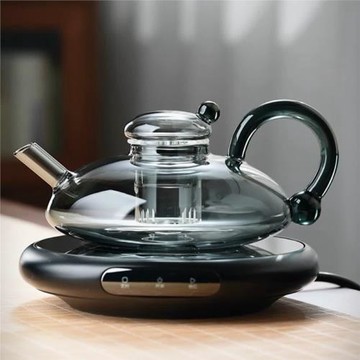 北歐風玻璃茶具套裝花茶水果茶加熱煮茶器歐式鼠尾茶咖壺輕奢茶壺