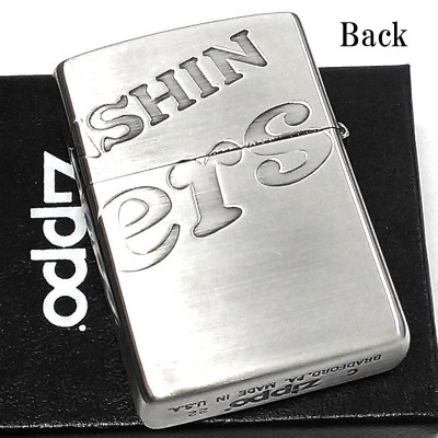 ZIPPO ライター 阪神タイガース ロゴ ジッポ シルバー 野球 3面加工 銀