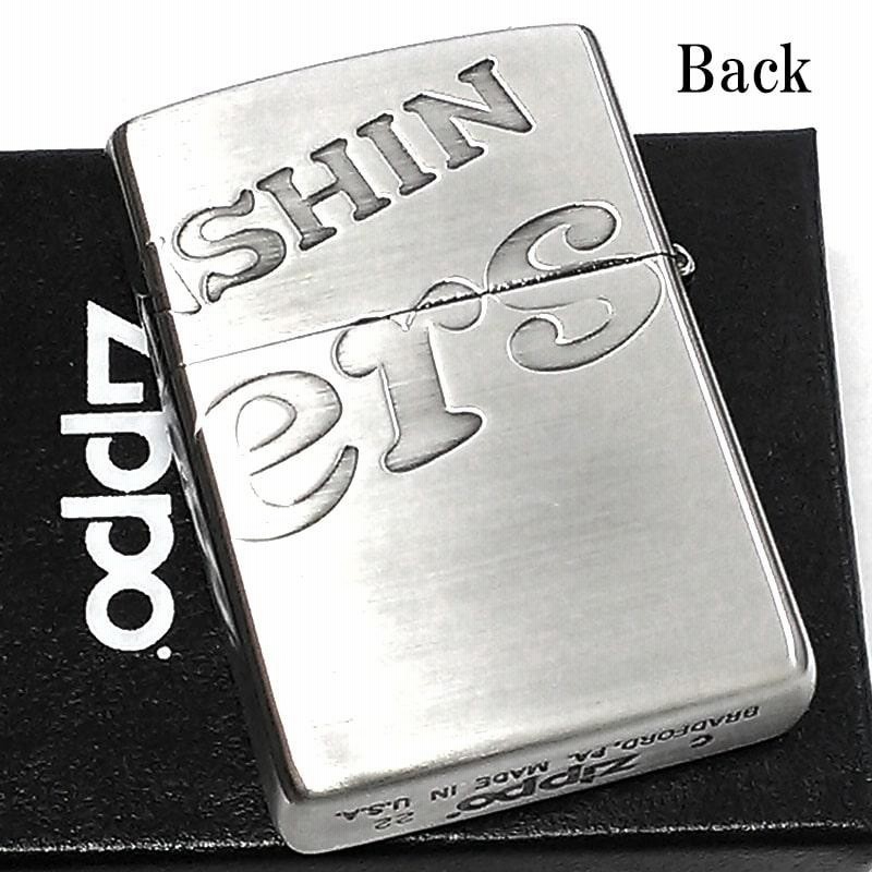 ZIPPO ライター 阪神タイガース ロゴ ジッポ シルバー 野球 3面