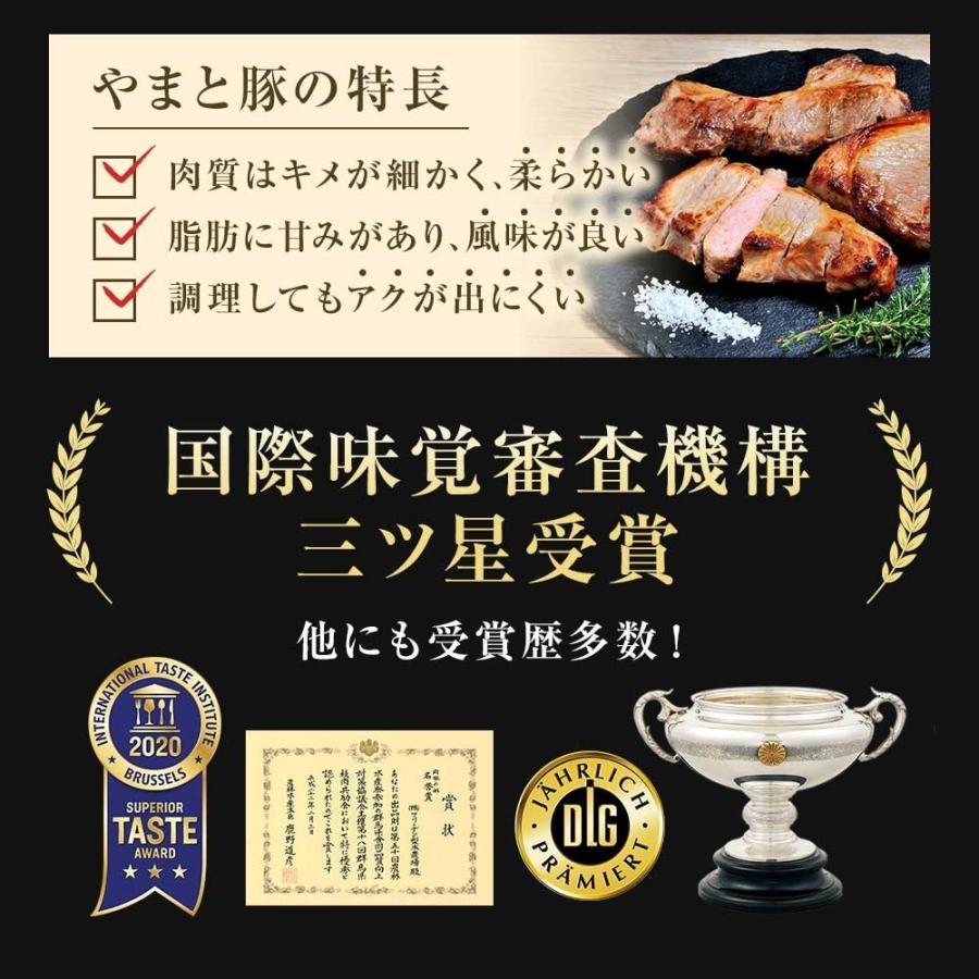 やまと豚 ロース ステーキ 180g (冷凍) 豚肉 味付き 味付き肉 味付け肉 味付肉 国産 肉 お肉 ステーキ肉 ギフト お取り寄せグルメ 焼肉 惣菜 豚丼 プレゼント