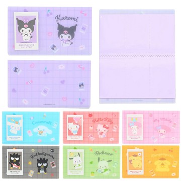 真愛日本 凱蒂貓kitty 大耳狗 庫洛米 美樂蒂 帕洽狗 照片卡片收納冊 卡片冊 相簿 名片冊 卡貼冊 明信片 KD32