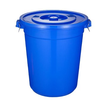 大號圓形垃圾桶戶外環衛工業加厚垃圾桶商用食堂廚房垃圾桶無[DD080109]