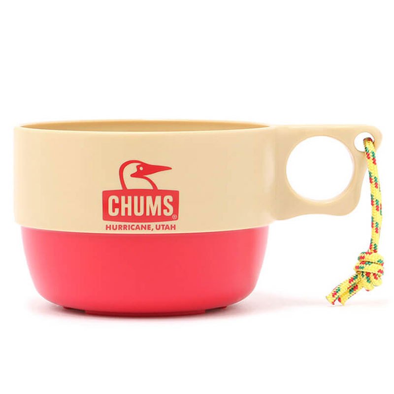 CHUMS チャムス キャンパースープカップ ベージュ レッド