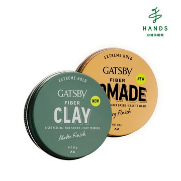 【GATSBY】FIBER纖維髮油膠/髮泥80g｜台隆手創館
