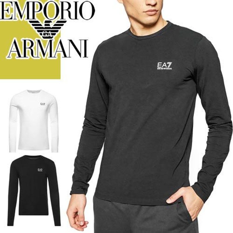 エンポリオ アルマーニ EMPORIO ARMANI EA7 ロンT 長袖 Tシャツ クルー