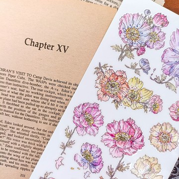 116 滿園春語2 Papaver Rhoeas2/轉印貼纸Transfer Stickers
