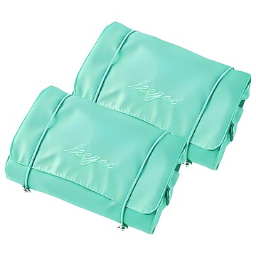 四合一化妝包  薄荷綠  展開54.5 x 23cm