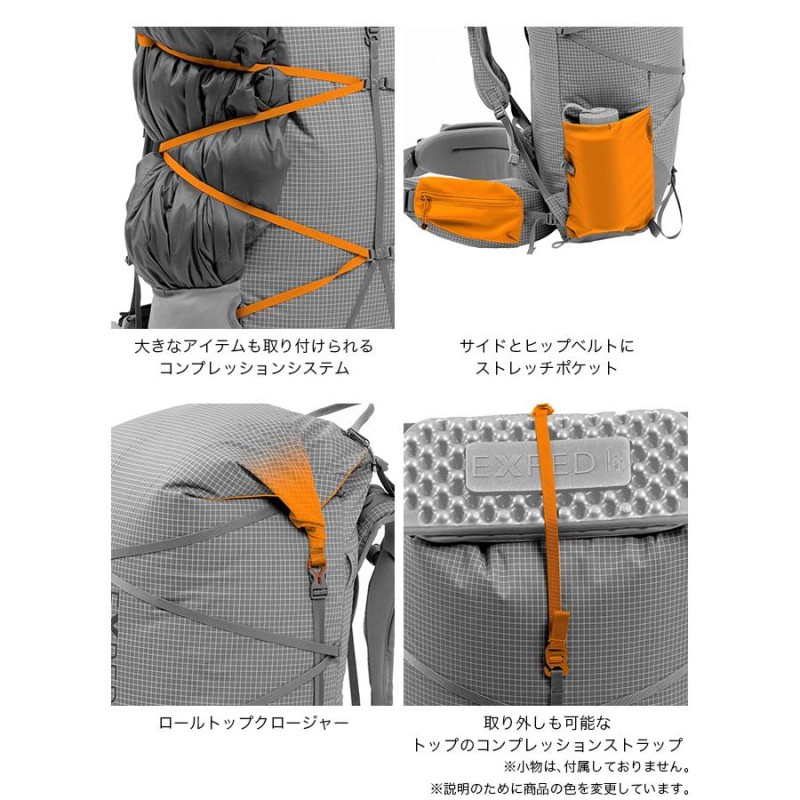 EXPED エクスペド ライトニング 60L メンズ | LINEショッピング