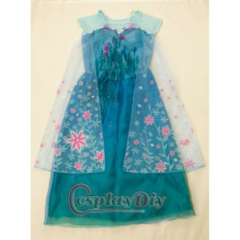 高品質 高級コスプレ衣装 ディズニー風 アナと雪の女王 ドレス アナ エルサ タイプ Elsa Queen Dressver 37子供用キッズワンピース 王冠 通販 Lineポイント最大1 0 Get Lineショッピング