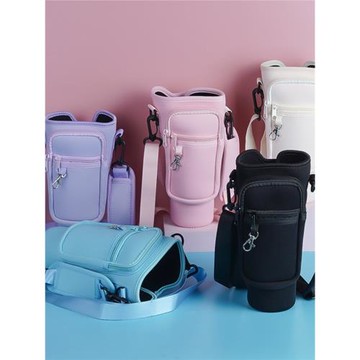 跨境40OZ冰霸杯套SBR潛水料水杯套可調節肩帶水瓶套斜挎保護套