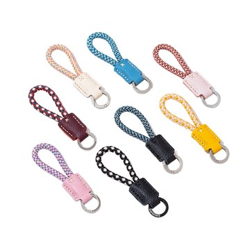 【ibits】汽車鑰匙扣 ibits GM龍鱗真皮掛繩 12.5cm 手機短掛繩 編織鑰匙圈 防丟繩 多色