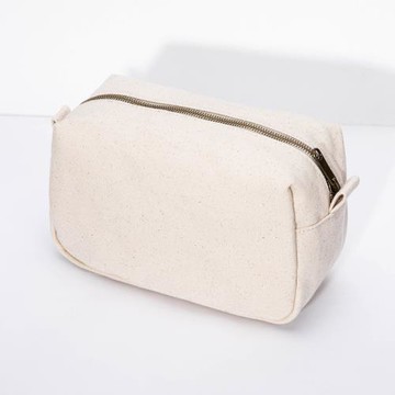 元本良廠帆布手拿包日韓原宿簡約布包化妝包 化妝品收納袋拉鏈式