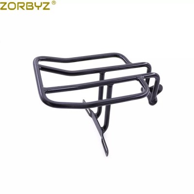 Zorbyz黒オートバイ鋼 リア 荷物ラックハーレースポーツスター用XL883 1200カスタム