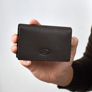 名片夾 真皮咖啡色卡夾包【NW495】