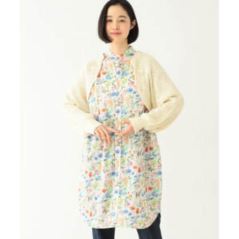 Beams Boy リバティ スタンドカラー ロングスリーブ ワンピース 通販 Lineポイント最大1 0 Get Lineショッピング