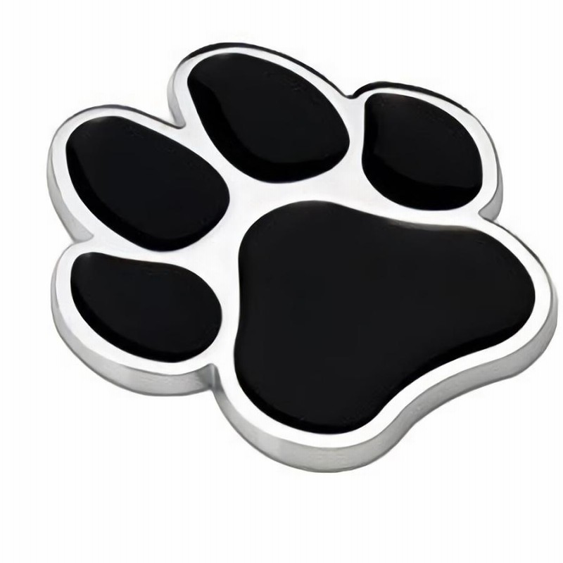 品質満点 車 car 肉球ステッカー シール アクセサリー 犬 可愛い 傷隠し シルバー