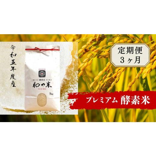 ふるさと納税 茨城県 利根町 ＼令和5年産／和の米「酵素米」プレミアム　精米5kg×3回