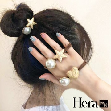 【Hera 赫拉】小香風氣質珍珠髮圈 H111101104
