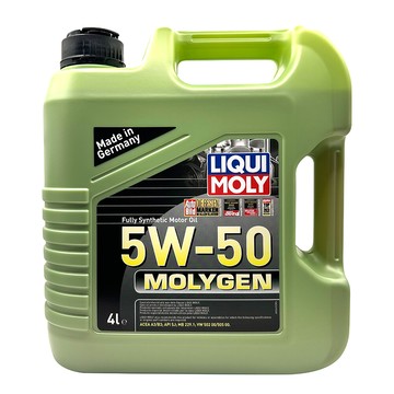 liqui moly molygen 5w50 全合成機油 4公升裝
